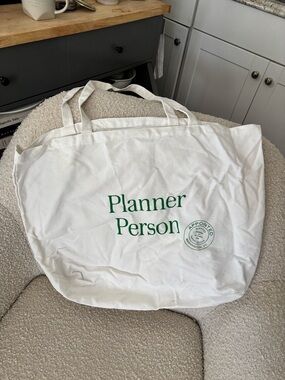 Appointed Canvas Tote Bag | Planner Person